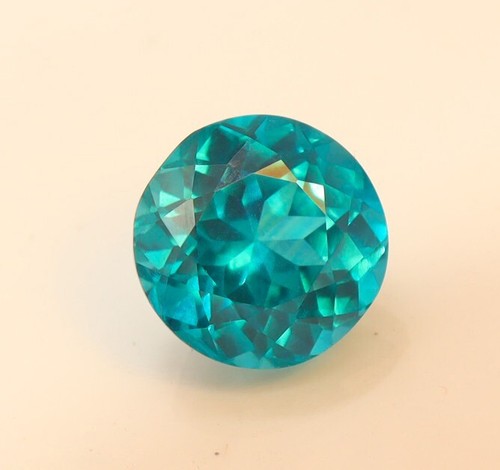 AAA Natural Brazil Green Paraiba Tourmaline Loose Round Gemstone Cut 19.15 Ct - Picture 4 of 6