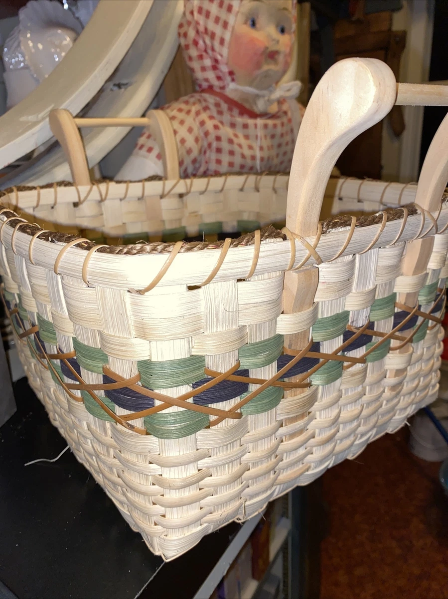 Square woven baskets deals
