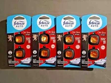 Febreze -Swagger - Auto Vent Clip Air Freshener  LOT OF 4