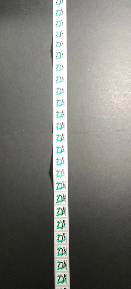 US Stamps. Scott #3228a Strip of 25. Large Date. P#999 - Image 2 of 4