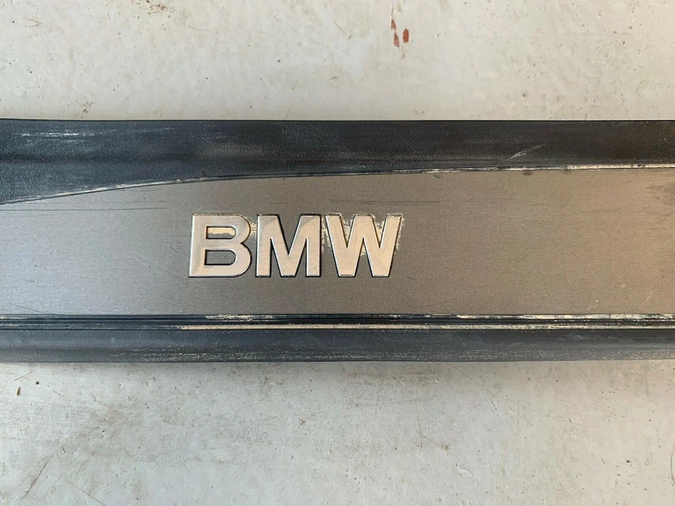 BMW 530i 525i 2004-2007 placa alféizar trasero izquierdo derecho moldura escalón rasguño 51477034306 Foto 3 de 4
