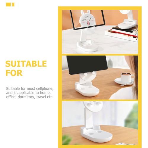 2 Pcs Folding Mobile Phone Rack Cellphone Stand Lazy Desktop Holder - 第 2/12 張圖片