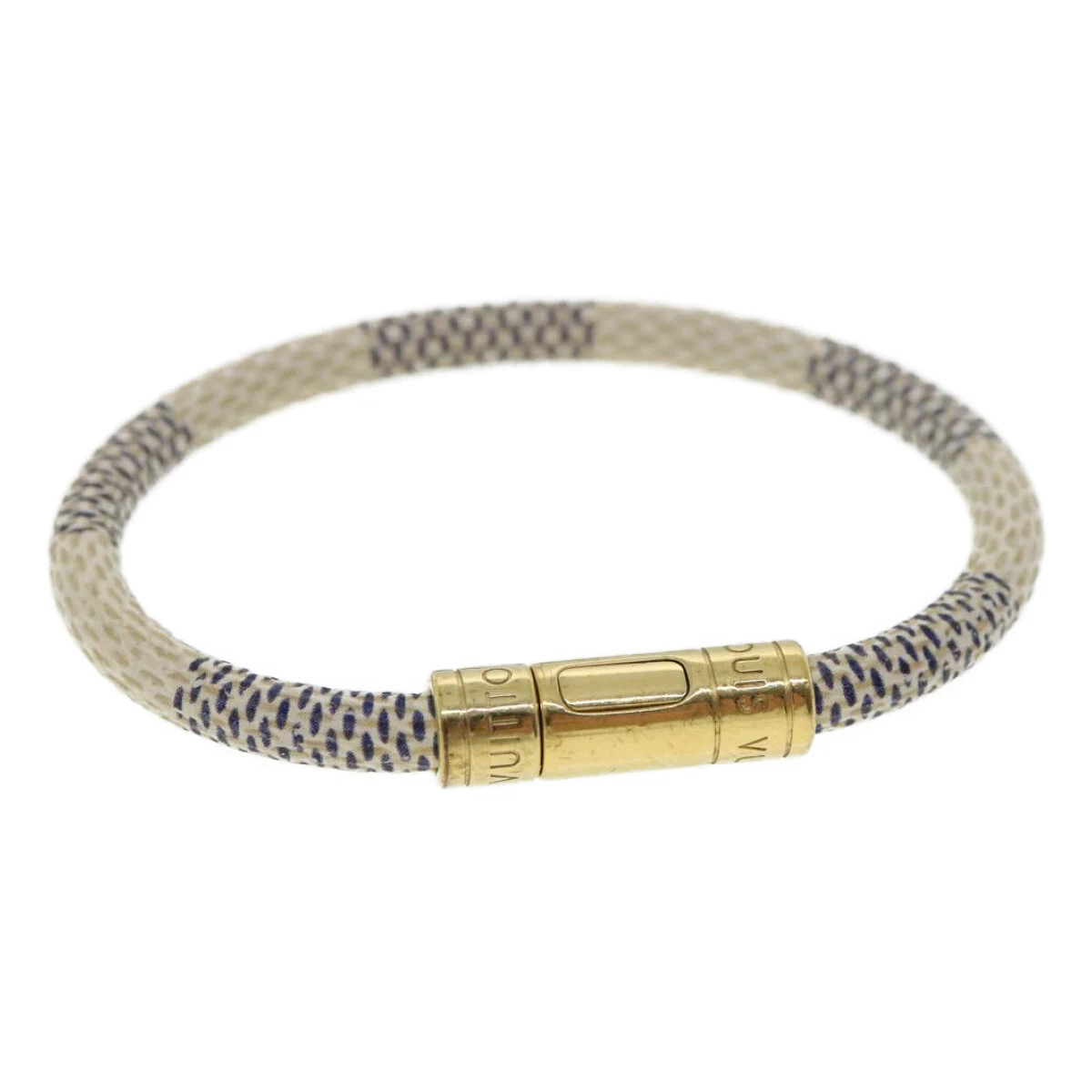 Pre-owned Louis Vuitton Damier Azur Keep It Bracelet