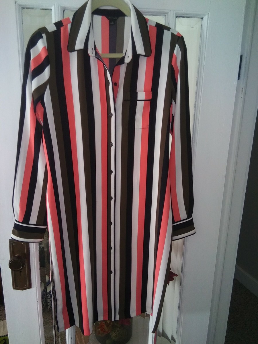 ann taylor pink shirt dress Five Outfits I'm Taking With Me Into Spring Her Fashioned Life