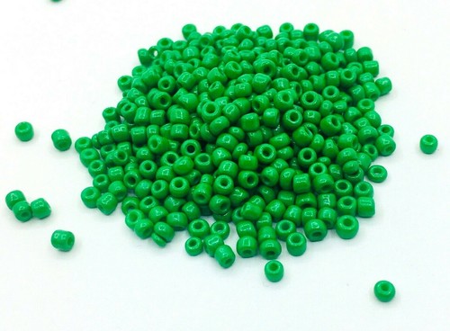13000stk Rocailles Perlenset 2mm Opak Glasperlen Schmuck Basteln 20g x 10 farben - Bild 7 von 12