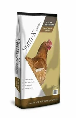 Copdock Mill Poultry & Chicken Range Layers Pellets With Verm-X - 20kg