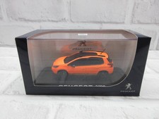 Mini car 1/43 Norev Peugeot 2008 matte orange dealer genuine model car From