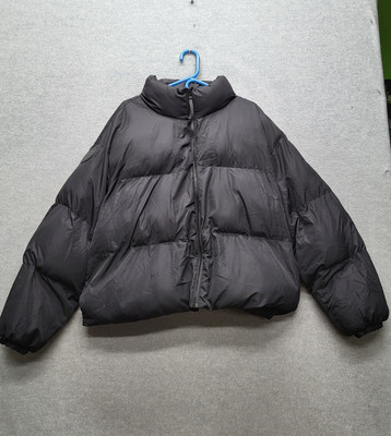 Fabletics Women Jacket 3X Black Wander Puffer Jacket Insulated Crop