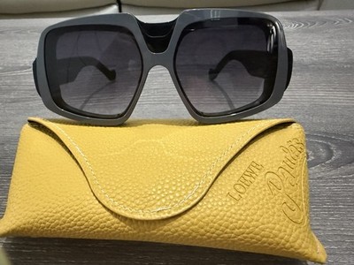 Loewe Paula's Ibiza Anagram Geometric Gray And Black Unisex Sunglasses LW401941