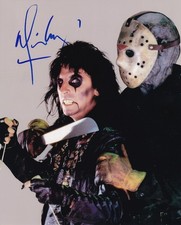 ALICE COOPER signed autograph 20x25cm FRIDAY THE 13 in person autograph ACOA