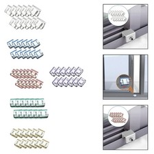12Pcs Screen Window Clips for Children and  Multifunctional