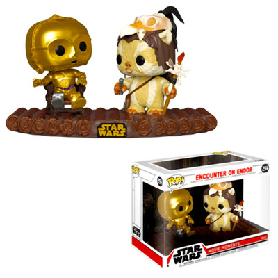 Funko Pop! Star Wars Encounter on Endor Movie 4'' Bobble Head Figure 294 in Box