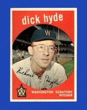 1959 Topps Set-Break #498 Dick Hyde NM-MT OR BETTER *GMCARDS*