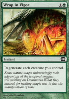 MTG Wrap in Vigor, Future Sight, Damaged, English