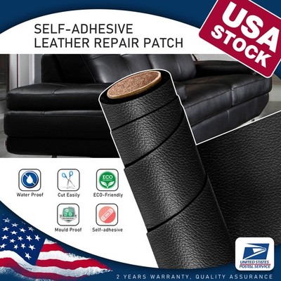 Black Leather Repair Patch Repair for Car seat,Furniture Sofa,Chair,Cabinets