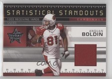 2007 Leaf Rookies & Stars Statistical Standouts Materials Anquan Boldin 18f5