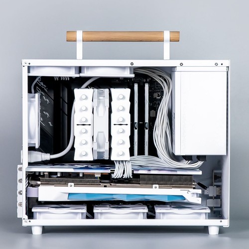 MATX Case 15.5L USB 3.0 Type C Interface Clear Side Panel Strong Steel Mini P CB - Afbeelding 4 van 24