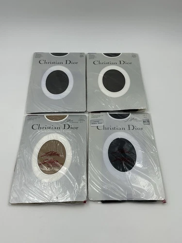 Christian Dior Control Top Taille 4 Ultra Cisaillement Jambe Sandale Pied 4 Paires Voir Desc