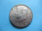 1965 Kennedy US Half Dollar 40% Silver AU  r
