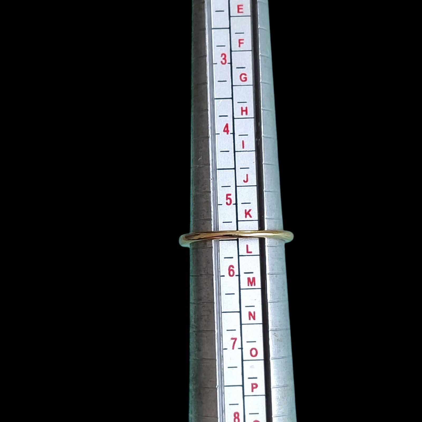 Solid & Adjustable Ring Lot Gold Tone White Ename… - image 3