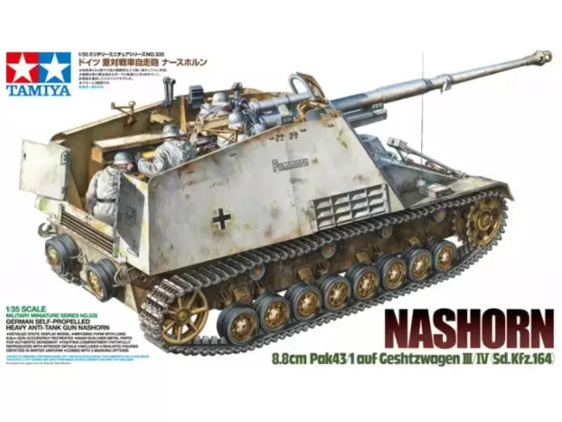 Maquette TAMIYA Nashorn 1/35 char de combat allemand miniature 35335