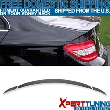 Fits 07-13 Mercedes Benz W204 C-Class B Style Trunk Spoiler Painted Matte Black