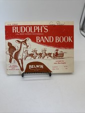 Belwin Mills Rudolph&rsquo;s Band Book For Bb Cornet, Vintage ~1962