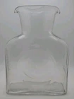 BLENKO CRYSTAL CLEAR 384 DBL SPOUT ART GLASS OPEN WATER BOTTLE PITCHER CARAFE