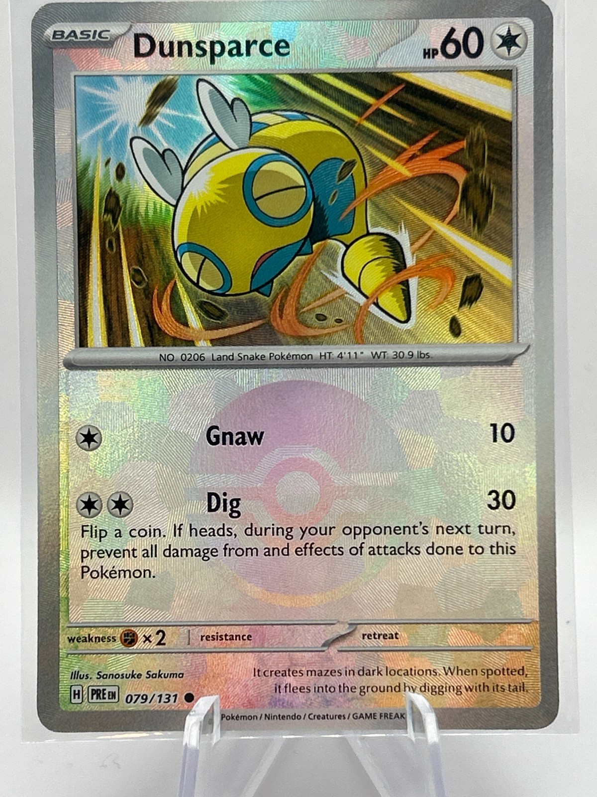 Dunsparce (Poke Ball Pattern) - SV: Prismatic Evolutions - Common - 079/131 NM