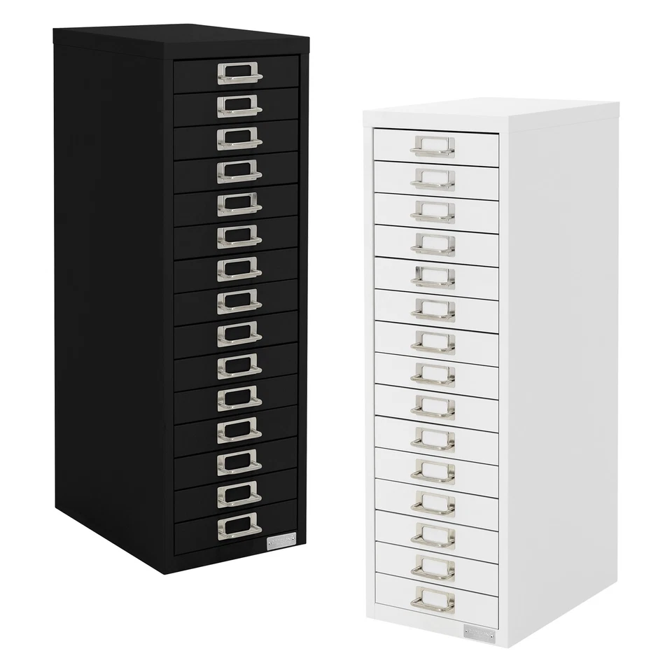 ML DESIGN MODERN LIV Aktenschrank Metallschrank Stahlschrank Büroschrank Schrank mit 15 Schubladen
