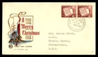 Mayfairstamps Australia FDC 1960 Bible Pair Merry Christmas First Day Cover aaz_