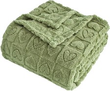 Throw Blankets with Heart Checkered,Soft Warm Blankets for Lover Mom Father G...