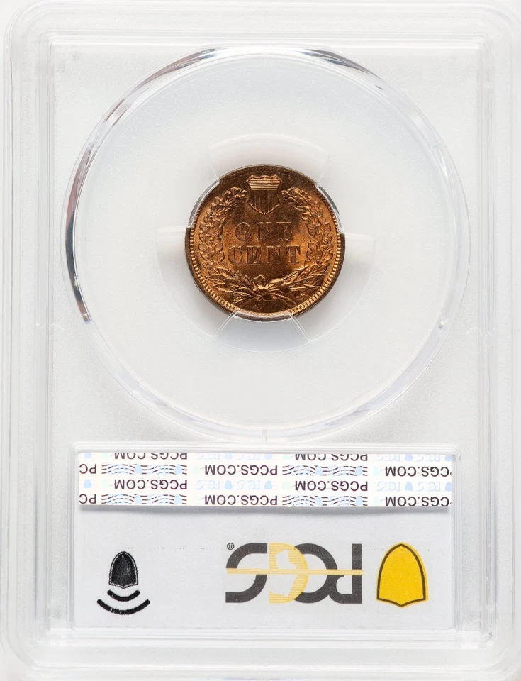 1908 Indian Cent - PCGS MS65RB - BLAZING RED COLOR - LOOKS FULL RED! VERY PQ! - Image 4 of 4