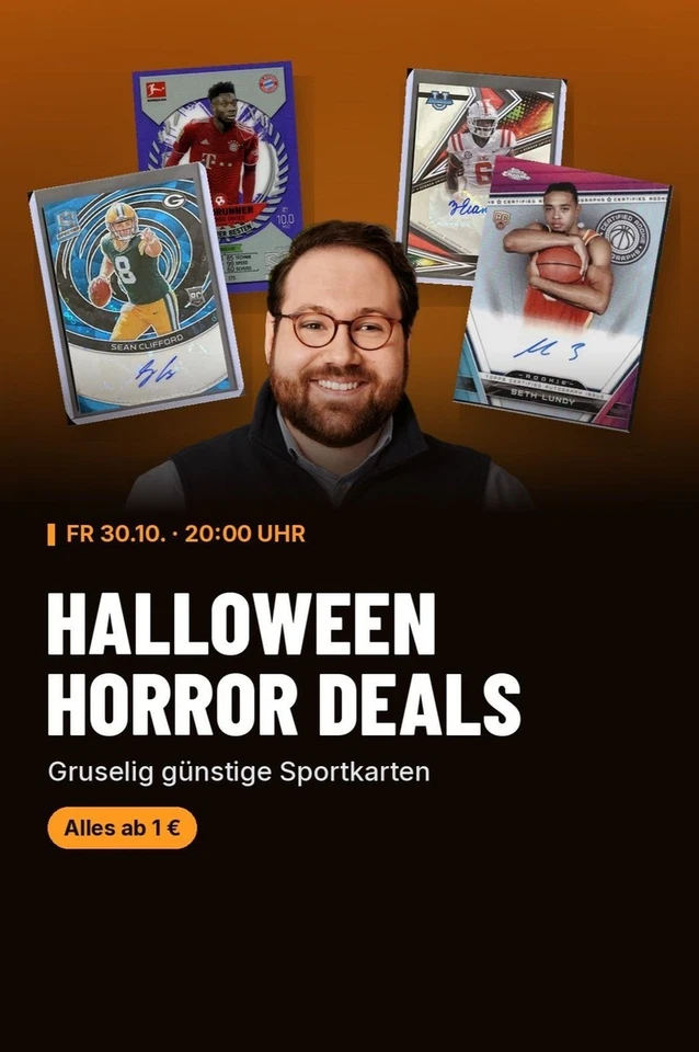 🎃 Halloween Horror Deals | Gruselig günstige Sportkarten ab 1 € LIVE