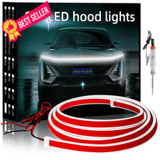 YM E-Bright Exterior Led Lights for Car Hood Light 79 inches, Dynamic White 