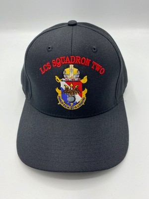 The Corps LCS Squadron Two ETT Logo Black Baseball Cap Hat One Size