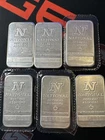 New Listing(6) Bar Lot Vintage 1 Troy Oz .999 Fine Silver National Refiners Sequential #’s