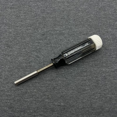 Vintage Master Mechanic 1/4  Magnetic Bit Screwdriver Storage Made In USA