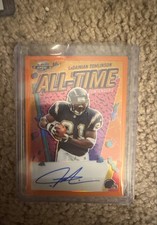 2022 Contenders Optic - LaDainian Tomlinson #ATC-11 Orange Prizm /15 (AU)