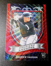 2021 Panini Crusade red wave rc ANDREW VAUGHN  /199 Chicago White Sox