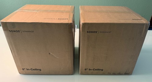 Brand New Sonos 8 inch In-Ceiling Speakers by Sonance / 2 Pairs INCL8WW1 - Picture 1 of 2
