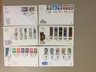 Six Israel fdc with multiple stamps(c)