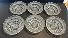 Set of 6 Vintage Anchor Hocking Wexford Diamond Cut Berry Bowls 5.5in