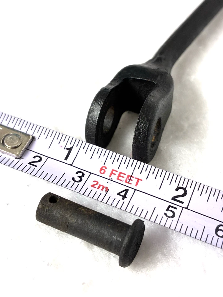 AUSTIN HEALEY 100-6.3000 VARILLA DE ACOPLAMIENTO DE FRENO DE EMERGENCIA/ESTACIONAMIENTO, CORTA, 6 1/2", PIN+:) Foto 3 de 3