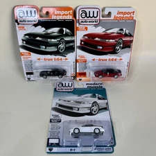 Auto World Eagle Talon TSi 1:64 Import Legends Modern Muscle Lot Of 3 Premium