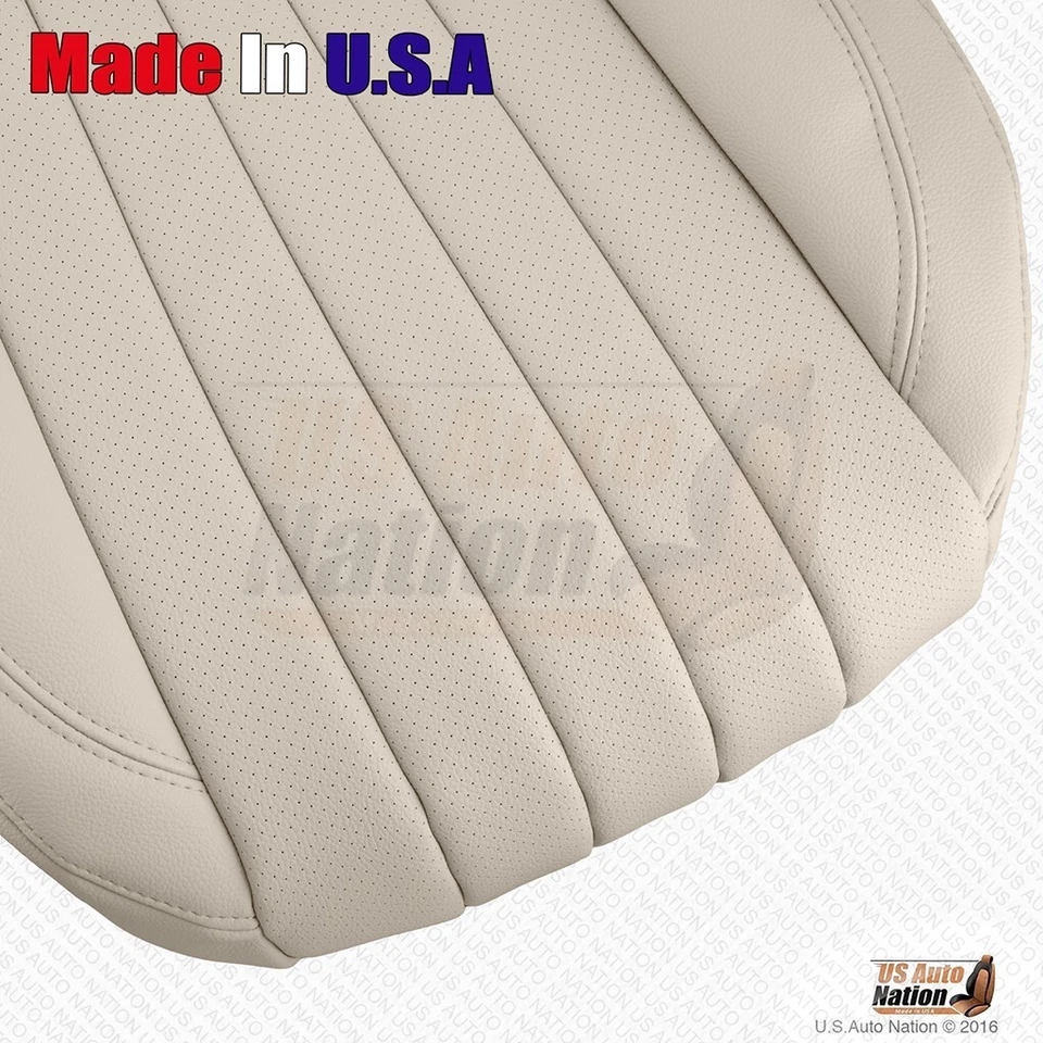 Виниловый чехол на сиденье для водителя снизу 2017–2020 Mercedes Benz E300 E350 E400 E450 желтовато-коричневый - Изображение 2 из 4