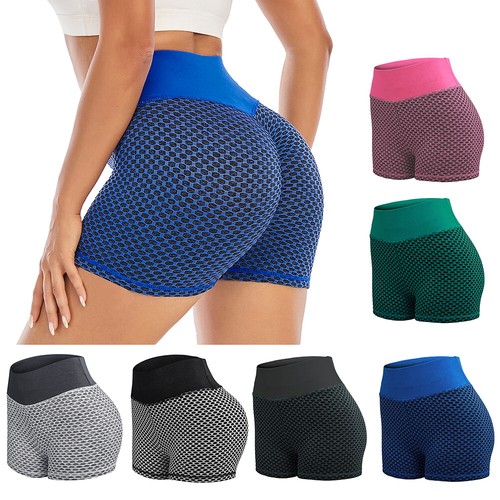 Women Tummy Control Butt Lifting Anti Cellulite Leggings Gym Yoga Shorts Summer