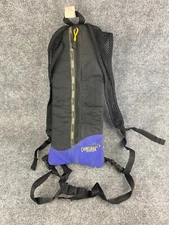 Vintage CAMELBAK Zoid Padded Hydration Pack Backpack Black Purple w/ Bladder