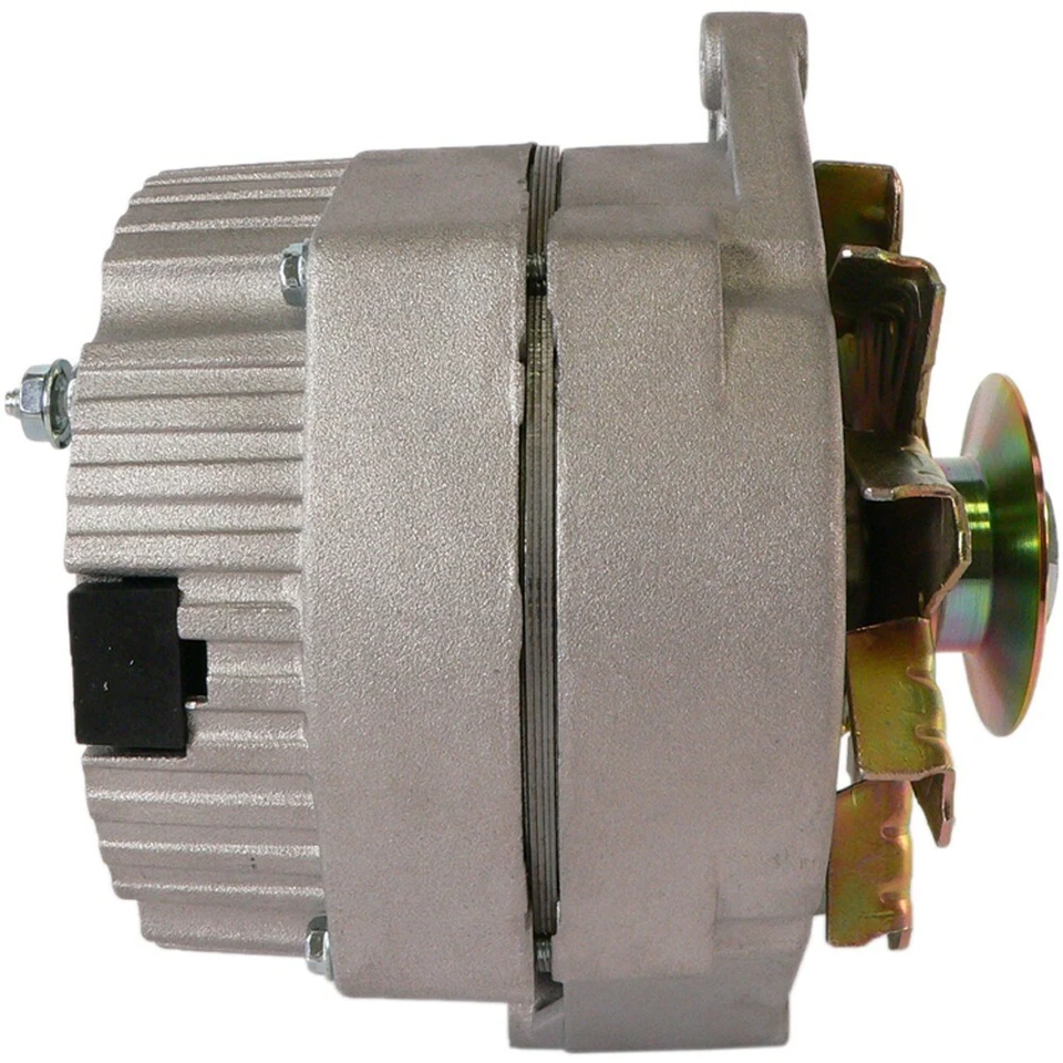 Alternator 1-WIRE 63 AMP 10SI w PULLEY For 5/8 Inch Wide Belt Tractor - Image 2 of 4