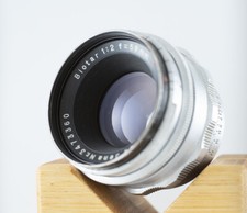 Carl Zeiss Jena Biotar 58mm F2 RED T Exakta Lens - Exa 2/58
